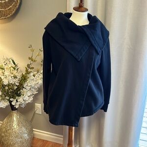 Zella black sweatshirt wrap